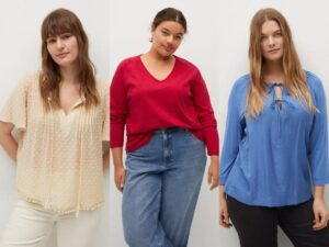 Bluze Mango Violeta Tabel Marimi Dama