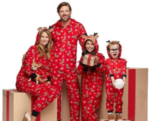 Pijamale Craciun Familie