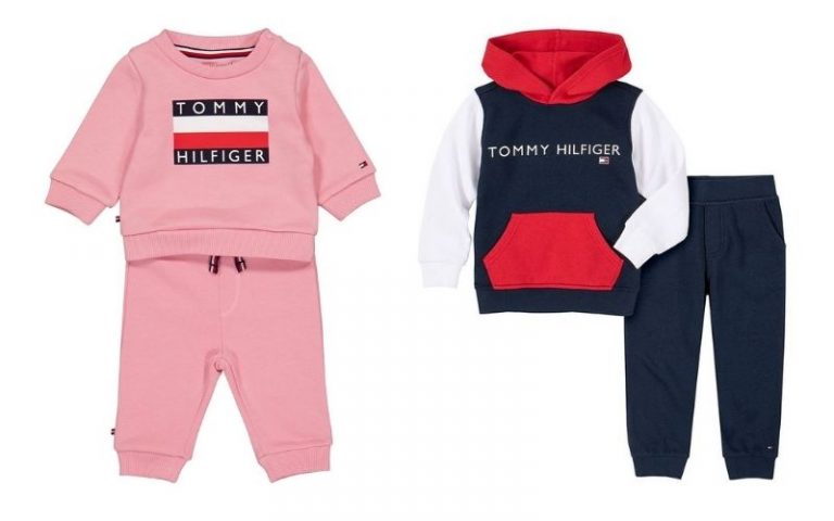 Trening Tommy Hilfiger Copii. Set Pantaloni+Bluza Baieti Fete