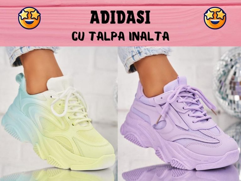 Adidasi Cu Talpa Inalta Dama ❤️Sneakers Ieftini Talpa Groasa